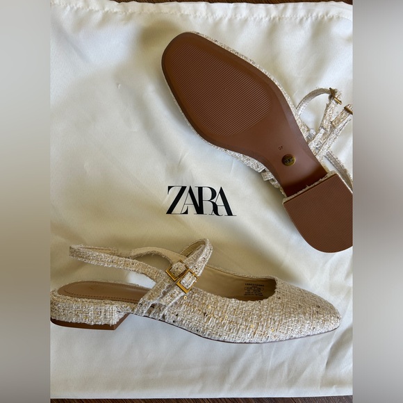 Zara Slingback Flats - Picture 1 of 2